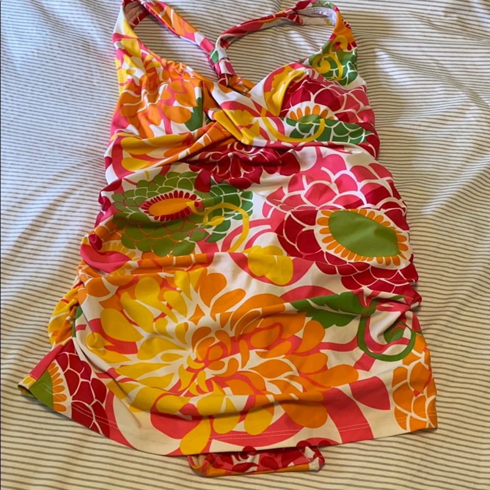 LLBean one piece bathing suit